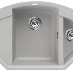 Elleci Easy CORNER sarok gránit mosogató, M79 Aluminium LMYCOR79Elleci Különleges ajánlat