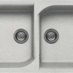 Elleci Ego 450 két medencés gránit mosogató, G52 Bianco Pietra LGE45052Elleci Árengedmény