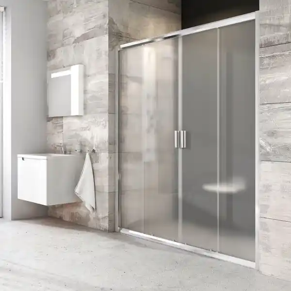 Prémium Ravak Blix BLDP4 200 cm-es zuhanyajtó, krómhatású, Transparent 0YVK0C00Z1Ravak