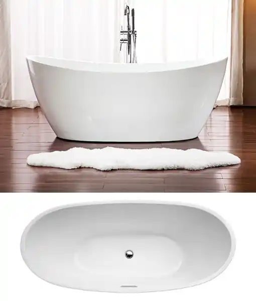 Biztonságos vásárlás Niagara Wellness LEXIE 160x80 cm-es szabadonálló kádNiagara Wellness