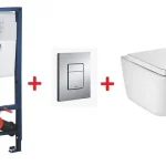 Grohe Rapid SL falsík alatti wc tartály komplett szett SZP-GR92 (38528001, 38732000, Roca-34647L000, Roca-A80147200B)Grohe Kedvezményes ár