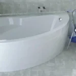 Csak ma Besco Ada 140x90 cm aszimmetrikus kádhoz előlapBesco