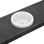 Korlátozott ajánlat Villeroy and Boch Architectura 41,5 cm beépíthető mosdó, túlfolyóval CeramicPlus felülettel 416540R1Villeroy & Boch