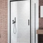 Radaway Idea Black KDJ 150 B szögletes fekete zuhanykabin ajtó 387045-54-01LRadaway Akció