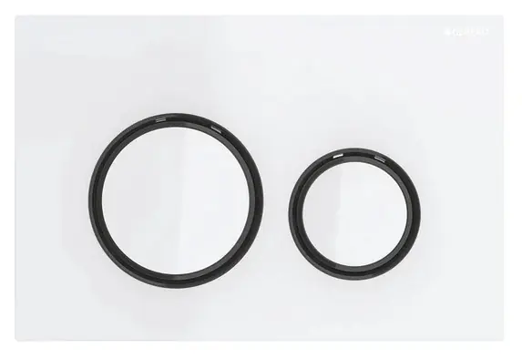 Geberit Sigma21 nyomólalap, fekete/fehér 115.651.SI.1Geberit Prémium
