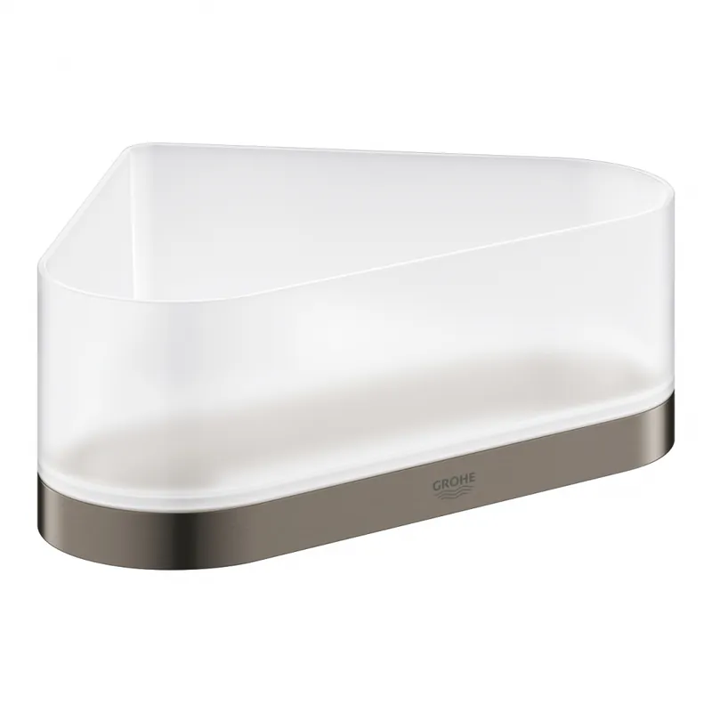 Szuper akció Grohe Selection sarok zuhanytermék tartó, tartókonzollal, matt hard grafit 41038AL0Grohe