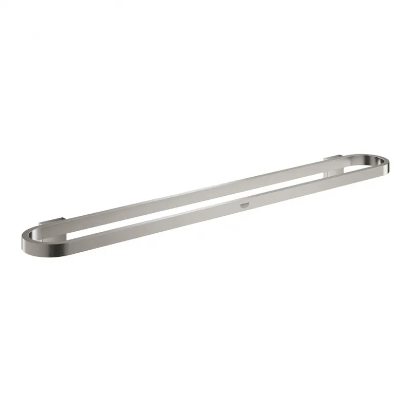 Végkiárusítás Grohe Selection fali fürdőlepedő tartó, matt supersteel 41056DC0Grohe