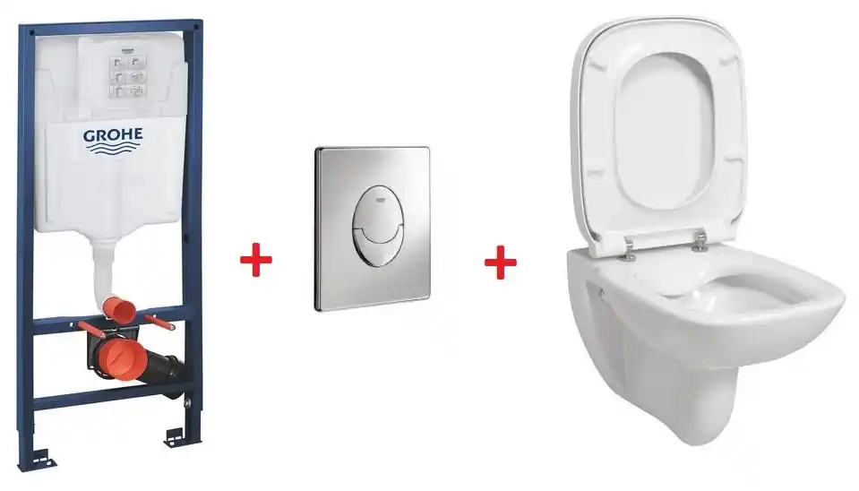 Vedd meg most Grohe Rapid SL falsík alatti wc tartály komplett szett SZP-GR44 (38528001, 38505000, Roca-A34699L000, Roca-A8019D2004)Grohe