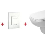 Grohe Rapid SL falsík alatti wc tartály komplett szett SZP-GR56 (38528001, 38732SH0, Duravit-25700900002, Duravit-0067390000)Grohe Kedvezmény