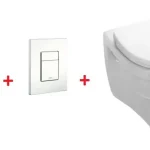 Akció Grohe Rapid SL falsík alatti wc tartály komplett szett SZP-GR51 (38528001, 38732SH0, Alföldi-70681901, Alföldi-87809501)Grohe