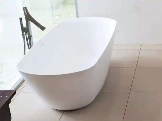 Újdonság Riho Bilo Solid Surface 165x77 cm szabadonálló kád BS65 (BS6500500000000) B128001105Riho
