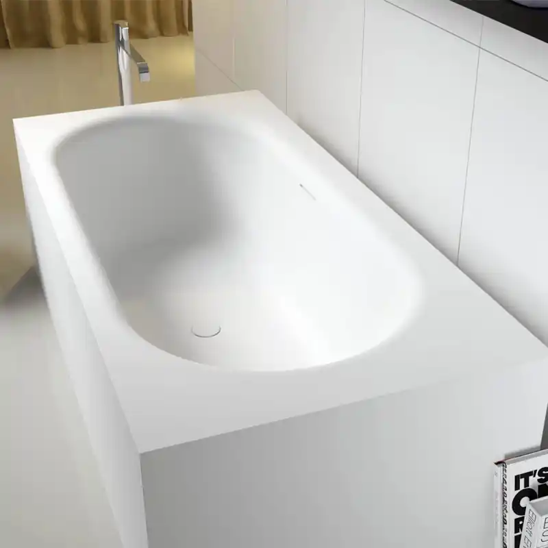 Expressz szállítás Riho Madrid Solid Surface 180x85 cm szabadonálló kád BS40 (BS4000500000000) B124001105Riho