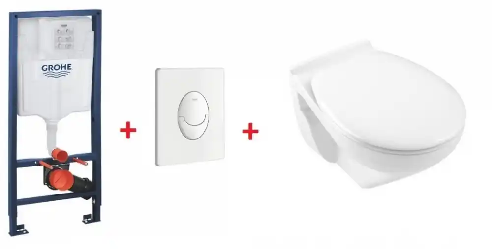 Expressz szállítás Grohe Rapid SL falsík alatti wc tartály komplett szett SZP-GR35 (38528001, 38505SH0, Alföldi-7047R001, Alföldi-87809501)Grohe
