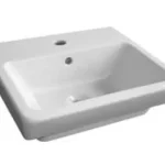Vedd meg most Roca Caserta pultra ültethető vagy falra szerelhető mosdó 45x39 cm A3270J4000Roca
