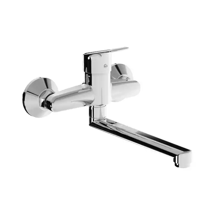 Azonnali szállítás Jika Talas Trendy fali mosogató/mosdó csaptelep, 210 mm-es kifolyó H3112E70042301Jika