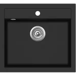 Árcsökkenés Evido QUADRO 6 gránit mosogató, antracit 105542Evido