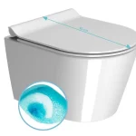 Sapho GSI KUBE X Swirlflush ExtraGlase fali WC, fehér 941811Sapho Legjobb ár