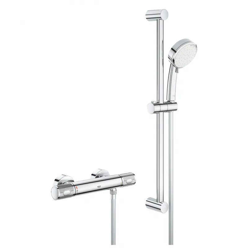 Végkiárusítás Grohe Grohtherm 1000 Performance termosztátos zuhanycsaptelep zuhanygarnitúrával 34783000Grohe