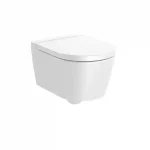 Akció Roca Inspira Round Compact Rimless fali wc, fehér A346528000Roca