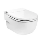 Outlet Roca In-tank Meridian fali WC-csésze integrált tartállyal, ülőkével, L szerelőkerettel A893301000Roca