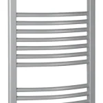 Vedd meg online Sapho AQUALINE ORBIT 450x990mm íves fürdőszobai radiátor, strukturált ezüst ILA94EAqualine
