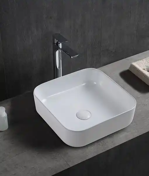 Exkluzív ajánlat Niwell NOA 40 pultra építhető mosdó 40x40 cm NWSZ-NOA4040NIWELL