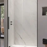 Radaway Furo Black DWJ 130 jobb fekete zuhanyajtó 10107672-54-01R, 10110630-01-01Radaway Szezonális akció