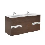 Roca Victoria-N Unik alsószekrény dupla mosdóval 120 cm wenge A855830154Roca Olcsóbb