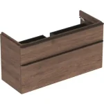 Geberit Smyle Square alsó szekrény mosdóhoz, két fiókkal melaminos faszerkezet feketedió hickory 500.355.JR.1Geberit Biztonságos vásárlás