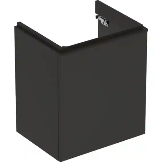 Geberit Smyle Square alsó szekrény mosdóhoz, egy ajtóval, balra nyíló, 53.6x61.7x43.3cm, matt lakkozott láva 500.366.JK.1Geberit Utolsó esély