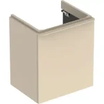 Geberit Smyle Square alsó szekrény mosdóhoz, egy ajtóval, jobbra nyíló, 53.6x61.7x43.3cm, magasfényű lakkozott homokszürke 500.365.JL.1Geberit Újdonság
