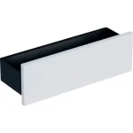 Geberit Smyle Square fali polc, 45x14.8x14.3cm, porszórt matt láva/eleje, lakkozott magasfényű fehér 500.362.00.1Geberit Azonnal elérhető