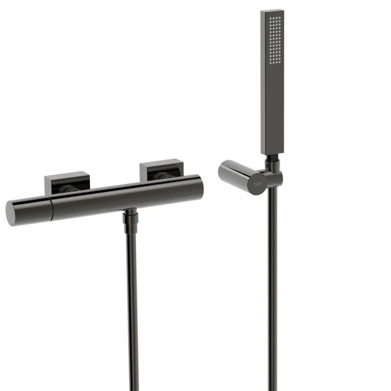 Kihagyhatatlan ajánlat Tres Project zuhany csaptelep, metallic black 21116701KMTres