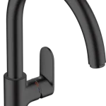 Hansgrohe Vernis Blend M35 egykaros konyhai csaptelep 210, elforgatható kifolyóval matt fekete 71870670Hansgrohe Kiárusítás