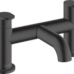 Árcsökkenés Hansgrohe Vernis Blend peremre szerelhető kádcsaptelep zuhanyváltó nélkül matt fekete 71442670Hansgrohe