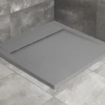 Biztonságos fizetés Radaway Teos C 100x100 cm szögletes öntöttmárvány zuhanytálca, cemento HTC100100-74Radaway