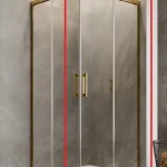 Radaway Idea Gold KDD 100 J zuhanykabin (egy ajtó), jobbos 387062-09-01RRadaway Vedd meg most