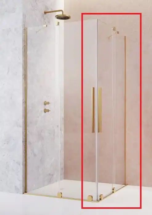 Csak ma Radaway Furo Gold KDD 100 J zuhanykabin (egy ajtó), jobbos 10105100-09-01RRadaway