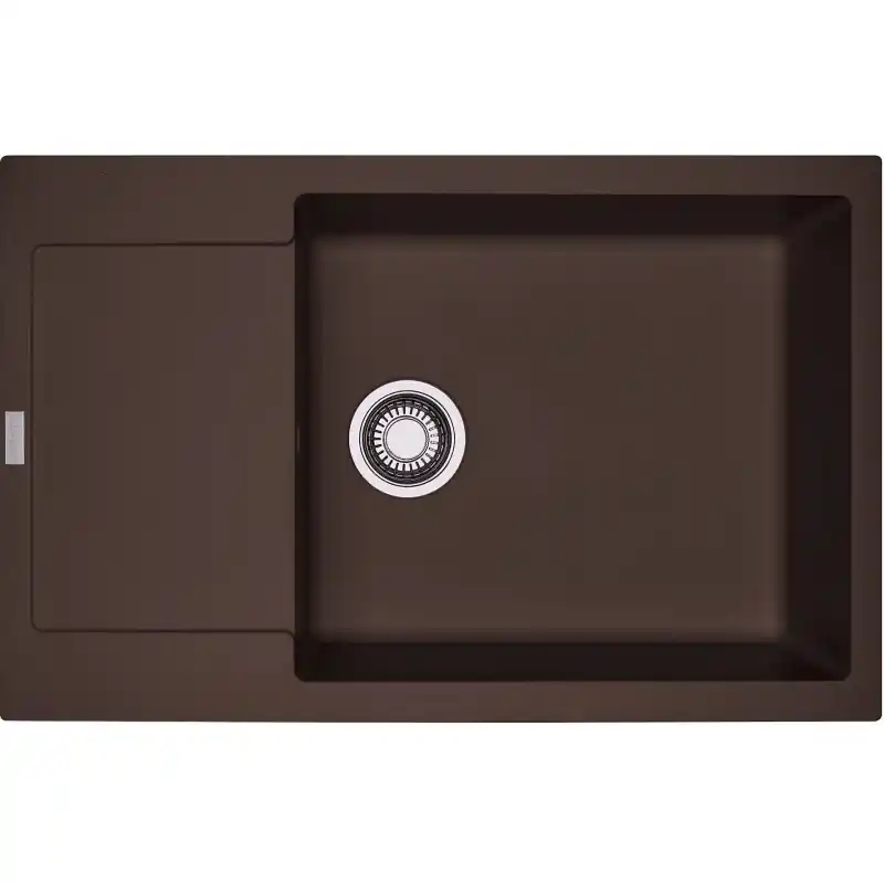 Különleges ajánlat Franke Maris gránit mosogató 780x500 mm, sötétbarna 114.0363.222Franke