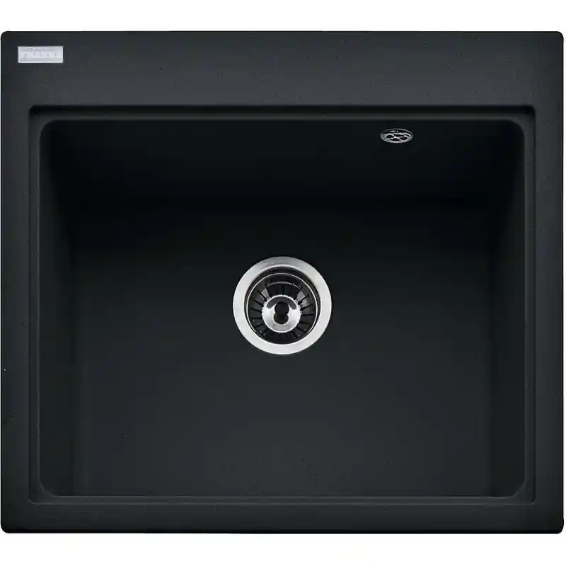 Alacsony ár Franke Kubus gránit mosogató 585x520 mm, onyx 114.0285.231Franke