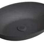 Árengedmény Sapho FORMIGO beton mosdó, 60x14,5x40,5cm, antracit FG026Sapho