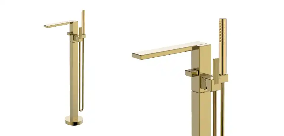 Wellis Aurum szabadonálló kádtöltő csaptelep arany szín ACS0318Wellis Csak ma