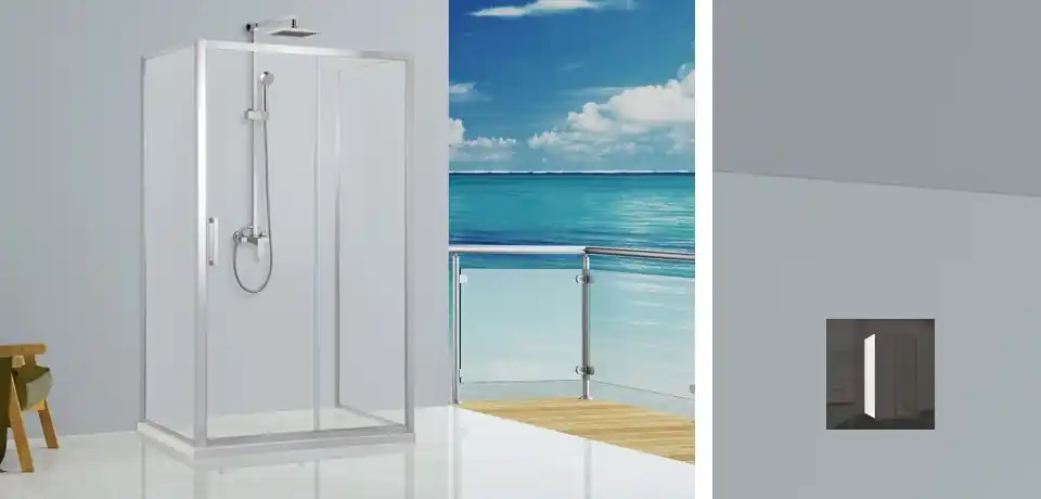 Expressz kézbesítés Wellis PREMIER 90 cm oldalfal Easy-Clean bevonattal WC00518Wellis