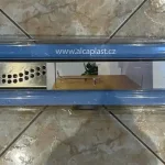Vedd meg online Alcaplast Komfort CPZ8 műanyag zuhanyfolyóka fém hullám ráccsal (750 mm)Alcaplast
