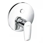 Végkiárusítás KLUDI PURE&SOLID falsík alatti kád/zuhanycsap Push, króm 346590575Kludi