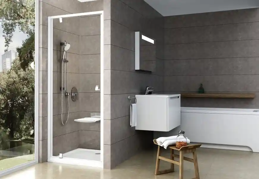 Ravak Pivot PDOP1-80 zuhanyajtó fehér/króm+transparent 03G40100Z1Ravak Népszerű