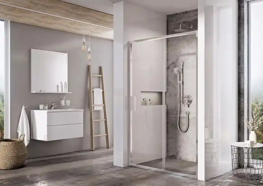 Ravak Blix Slim BLSDP2-120 zuhanyajtó krómhatású+Transparent X0PMG0C00Z1Ravak Utolsó esély