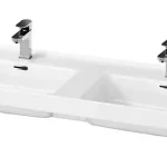 Szezonális akció Cersanit Crea dupla medencés mosdó bútorhoz 120x45 cm K673-006Cersanit