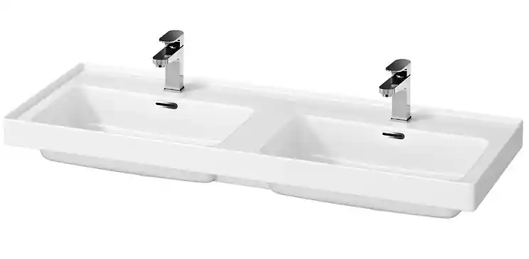 Szezonális akció Cersanit Crea dupla medencés mosdó bútorhoz 120x45 cm K673-006Cersanit
