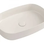 Biztonságos vásárlás Sapho INFINITY OVAL kerámiamosdó, 55x36cm, matt elefántcsont 10NF65055-2KSapho